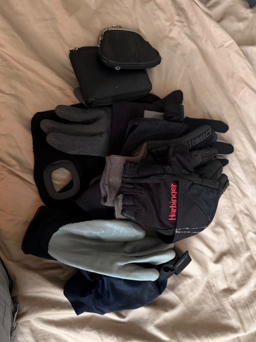 Bunch of one pair gloves